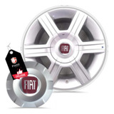 4 Calotinhas Da Roda Fiat Stilo Aro 15 8v C/e Vermelho