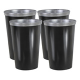 4 Copo Cerveja 300ml Copo Termico Aluminio Tulipa Chopp Suco
