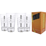 4 Copos Em Vidro Johnnie Walker Oficial Bares E Restaurante