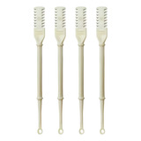 4 Cortador Cabelo Nasal Aparador Manual Pêlos Do Nariz