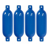 4 Defensas Náutica Inflável Barcos Lancha Veleiro G3 50x13cm