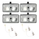 4 Farol Milha Retangular Compatível Scania 112 113 Volvo Mb