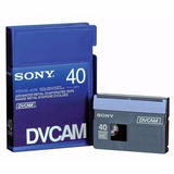 4 Fita Dv-cam Sony 40 Dvcam Pdvm-40n Nova