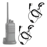 4 Fone Microfone Ptt Para Rádio Comunicador Intelbras Rc3002