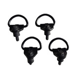 4 Ganchos Fixação Cargas Adaptação Vans Kombi Furgão Guincho