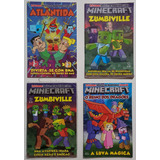 4 Gibis Minecraft Revista Em Quadrinhos Minecraft 4 Edições S/ Repetição Pró Games Minecraft