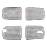 4 Lentes De Pisca Seta Moto Cg Titan 125 83 À 99 Cristal