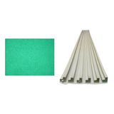 4 Mt Tecido 100% Lã Verde Premium + Borracha Profissional 