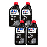 4 Oléos M-super 1000 20w-50 Api Sl Mineral Mobil 