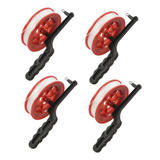 4 Peças De 100 M De Corda Torcida Red Wheel Kite Reel Winder
