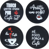4 Porta Copo Bolacha Barmat Café Xicaras Mesa Balcão