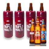 4 Porta Garrafa 1 Litro Cooler Cerveja Barato, Camisinha Bar