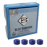 4 Solas De Couro Brunswick Blue Diamond 11mm Sinuca Bilhar