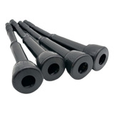 4 Teteira Flex Inabor Adaptável 1e2 Anéis 9,5 Mm Ordenha