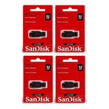 4 Uni. Pendrives Sandisk 32gb - Xbox E Ps4