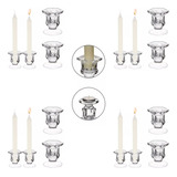 40 Castiçal De Vidro Porta Velas Enfeite Decoração Cartiçal