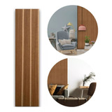 40 Placas Adesivas Painel Madeira Mdf Ripada Montável 50x11
