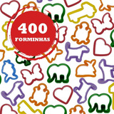 400 Forminhas De Cortar Massinhas(moldes Para Massinhas)