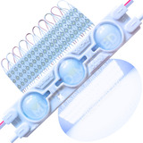 400pçs Módulo Injetado 7025 3-led 12v 1,7w 6500k Lente 160º