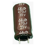 40x Capacitor Eletrolitico 470uf/35v 105° 10x20mm Pre Elite