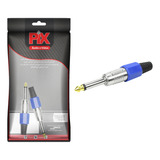 40x Plug P10 Mono Premium Profissional Série Chrome