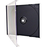 44 Estojos Caixa Acrilica Cd/dvd/blu-ray - Box Transparente 