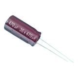 470uf 35v (20 Unidades) Cap Eletrolitico 10mm X 20mm 105°c