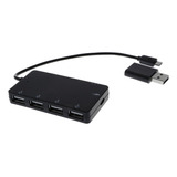 4port Micro Usb Otg Hub Host Cabo De Carregamento Adaptador