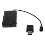 4port Micro Usb Otg Hub Host Cabo De Carregamento Adaptador