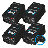 4x - Amplificador De Fone Pm2 ( Xlr + P10) - Whitech