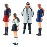 4x Escala 1:64 Mini Figura Minúscula Resina Pessoas Layout