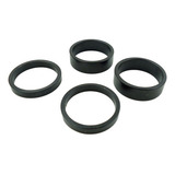 4x Espaçadores De Mesa Vortex Aluminio 10mm E 5mm Cor Preto