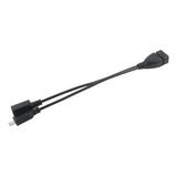 5-6 Pacotes Micro Usb Macho Para Usb Fêmea Host Cabo Otg +