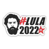 5 Adesivos Autocolante Lula 13 Presidente 2022 Brasil 20x35