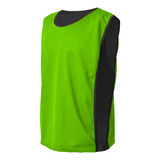 5 Coletes Dupla Face Futebol/treino Limão X Preto