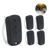 5 Controle Para Portão Automático Preto 2 Canais 433mhz Deco