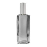 5 Frascos Vidro Para Perfume 100 Ml Válvula Spray Prata