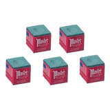5 Giz Master Made In Usa Para Sola Couro Taco Bilhar Sinuca Cor Verde-escuro