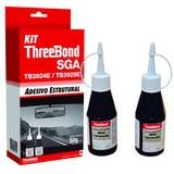 5 Kits Cola P/ Retrovisor Interno Three Bond 50g Par