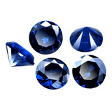 5 Lindíssimas Safiras Pedra Preciosa De 4mm Com 1,5cts