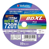 5 Mídias Blu-ray Bd R Xl 100gb Verbatim Original