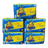 5 Pacotes Fralda Super Secão Descartável Para Macho M 60 Un