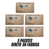 5 Pacotes Papel Interfolha Folha 100% Celulose 20x21cm 5 Mil