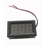 5 Pcs - Voltímetro Digital 2 Fios Led Vermelho 4,5v-30v
