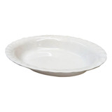 5 Travessa Oval Funda De Melamina 26 X 20cm Branca Bestfer
