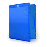 5 Un Estojo Box Case Ps3 & Blu-ray Videolar Azul Original