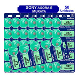 50 Baterias Sony 377 Sr626sw Original Lr626 177 Ag4