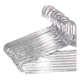50 Cabides Atacado Na Cor Transparente Cristal Acrílico Luxo
