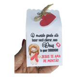 50 Caixinha Lembrancinha Cristão Mimo Jesus Te Ama Setembro