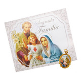 50 Cartão Com Medalha Da Sagrada Família